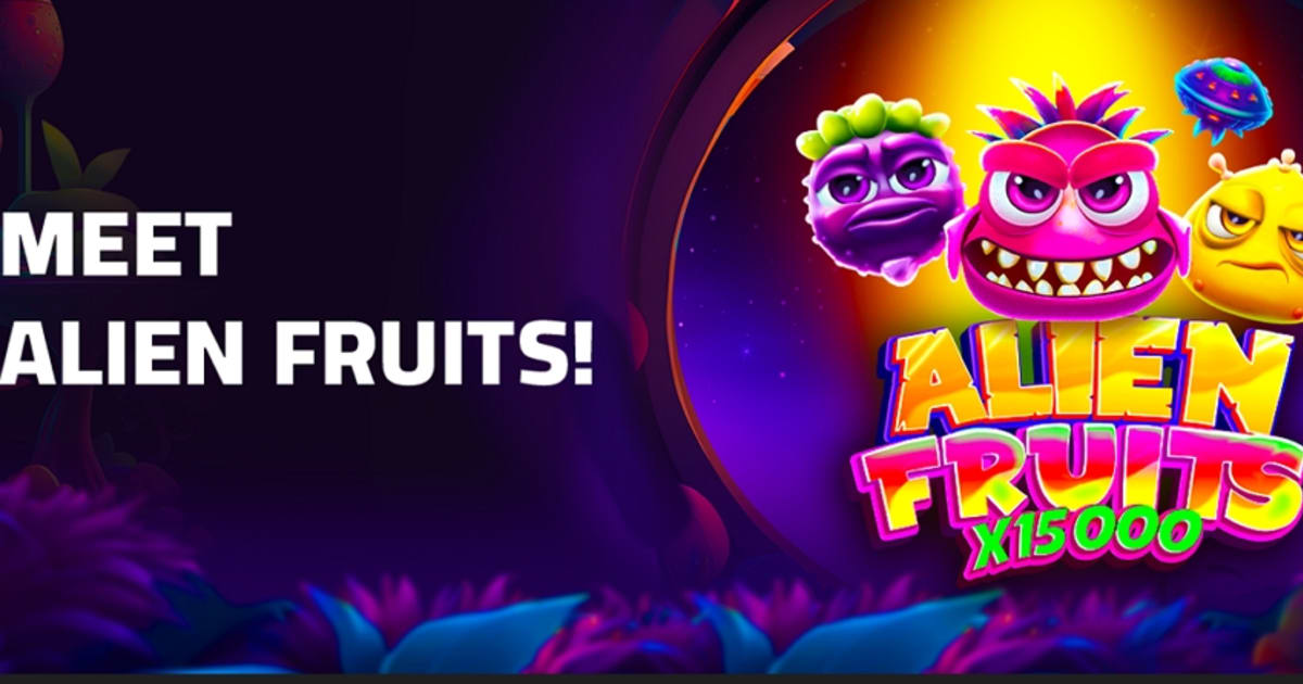 BGaming presenta la tragamonedas Alien Fruits con gráficos generados por IA